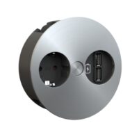 TWIST Steckdoseneinheit mit Steckdose und USB-Charger