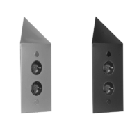 ST 3007-2C Energie-Ecksäule mit 2 Steckdosen 288 mm