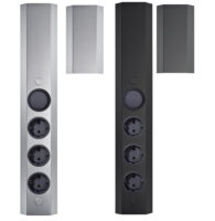 STS3081 Energie-Ecksäule 3-fach Steckdose, mit Schalter